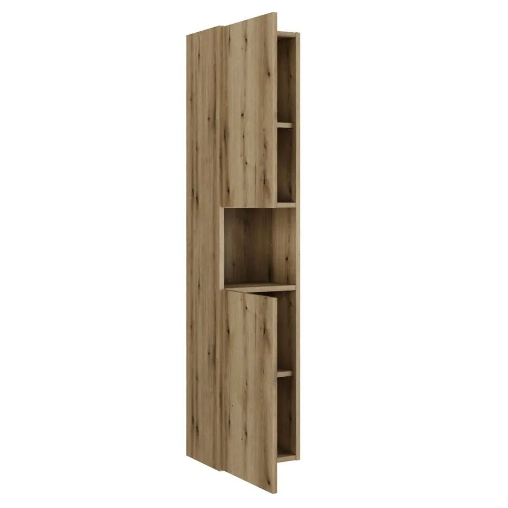Szafka łazienkowa NOVA OAK 80-03-2D dąb coast evoke słupek I sklep meblowy MIRAT. styl SKANDYNAWSKI