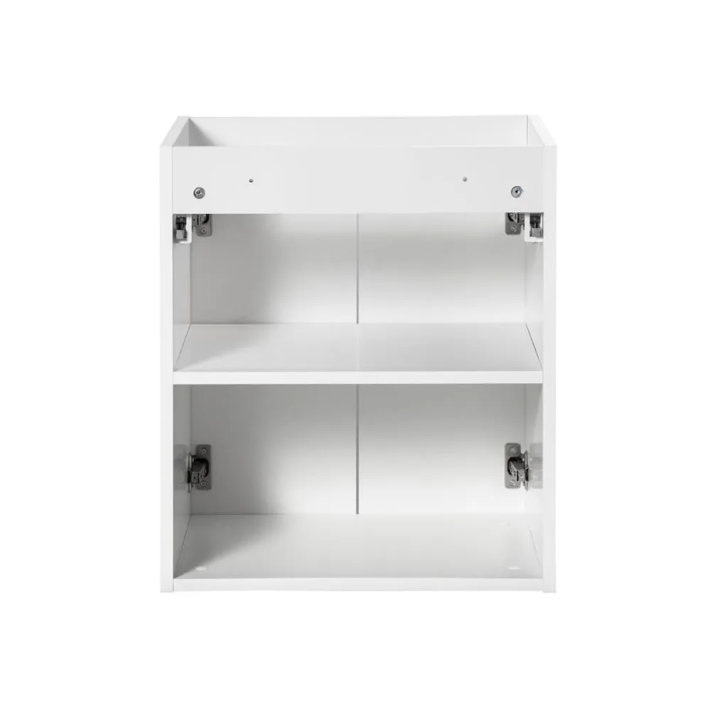 Szafka pod umywalkę NOVA WHITE 82-50-2D 50cm biała ryflowane fronty I sklep meblowy MIRAT. styl RYFLOWANY