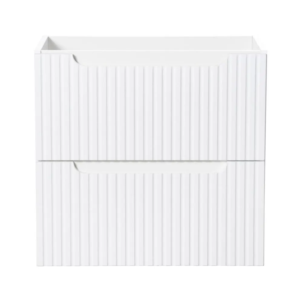 Szafka pod umywalkę NOVA WHITE 82-60-2S 60cm biała ryflowana I sklep meblowy MIRAT. styl RYFLOWANY