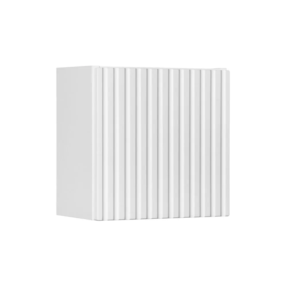 Szafka łazienkowa NOVA WHITE 83-30-1DQ 30x30cm biała ryflowana I sklep meblowy MIRAT. styl RYFLOWANY