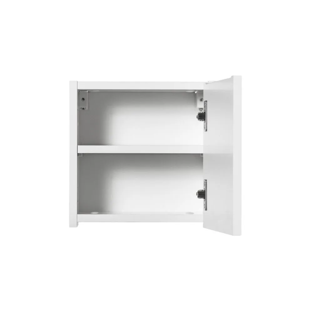 Szafka łazienkowa NOVA WHITE 83-30-1DQ 30x30cm biała ryflowana I sklep meblowy MIRAT. styl RYFLOWANY
