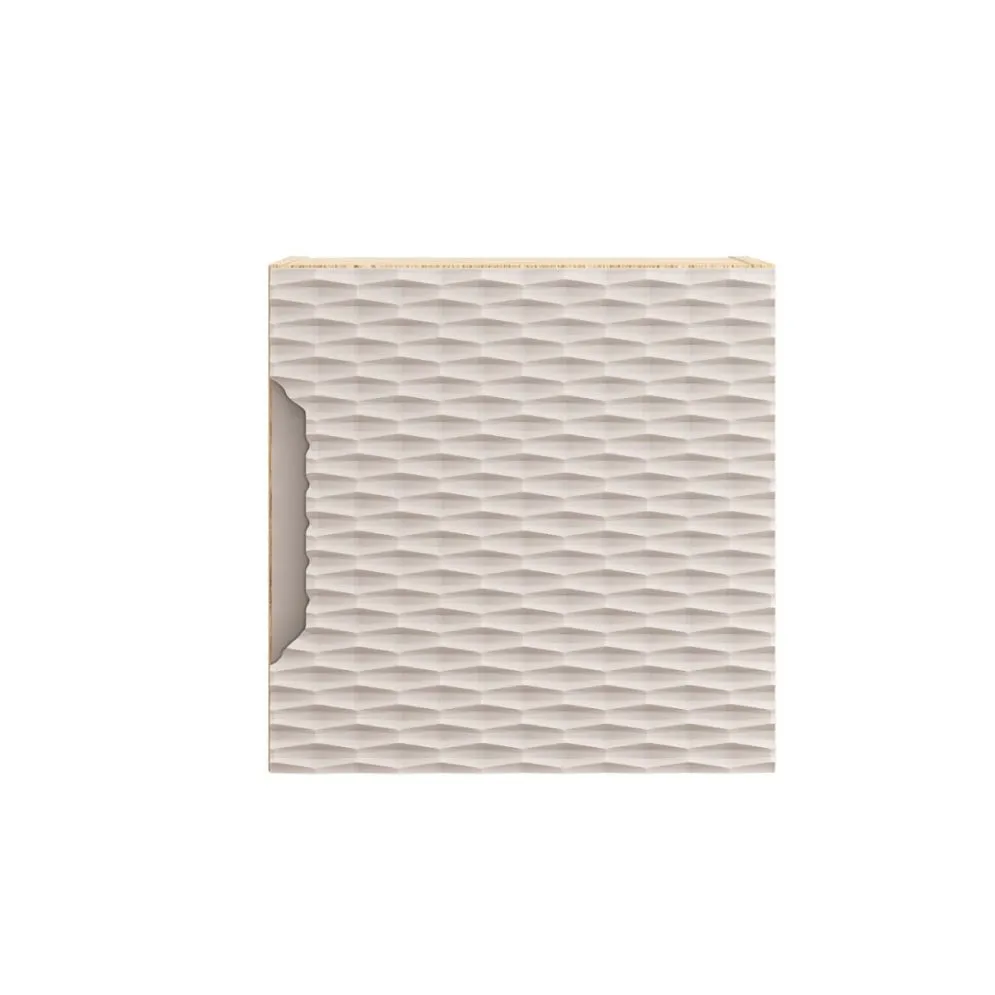 Szafka łazienkowa OCEAN BEIGE 83-35-1DQ 35cm dąb olejowany/beżowa z półkami I sklep meblowy MIRAT. styl GLAMOUR kolekcja OCEAN