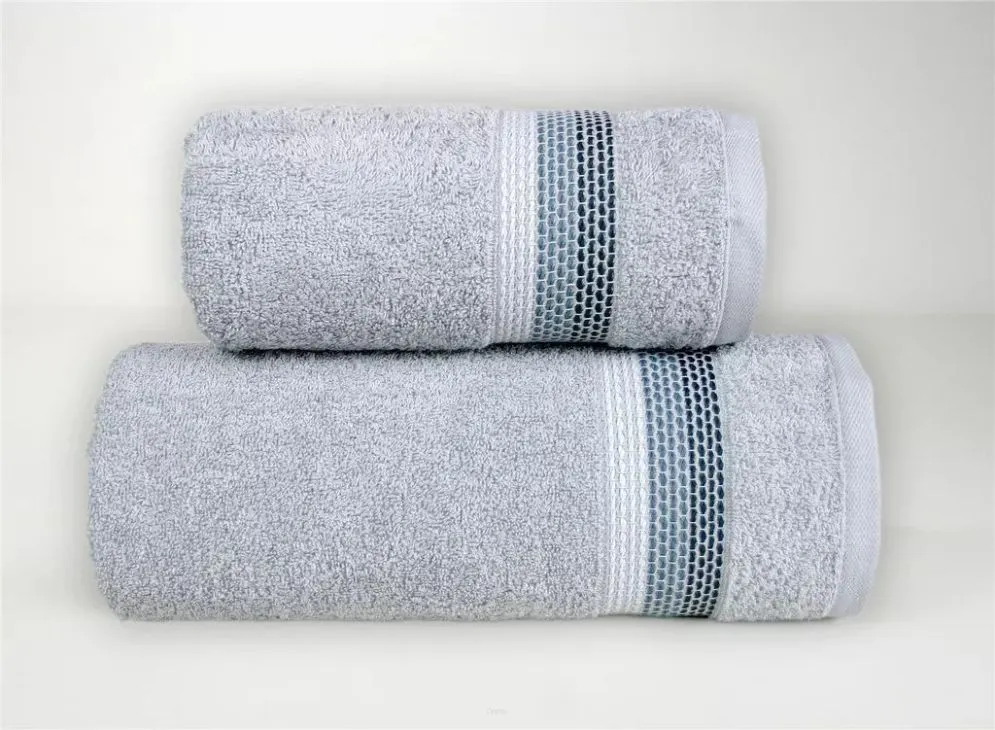 Ręcznik Frotex Ombre 50x90 Jasny Popielaty Premium kąpielowy I sklep meblowy MIRAT.
