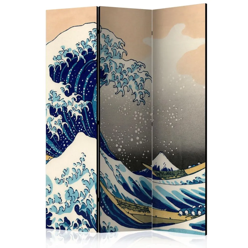 Parawan akustyczny Orient 135x172 cm 3-częściowy biały | MIRAT.