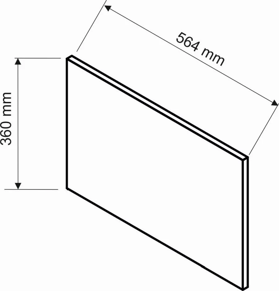 Panel boczny BONO 36x56,4 dąb wotan I sklep meblowy MIRAT. styl LOFT
