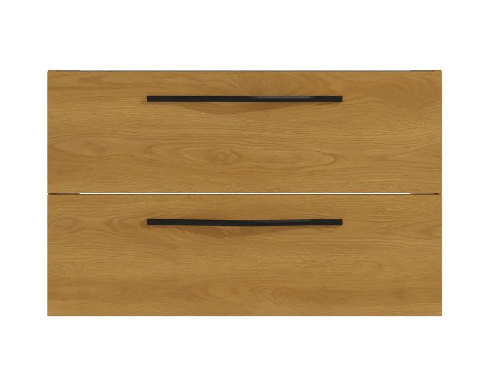 Szafka pod umywalkę PILAR 2S 80cm dąb karmel z szufladami I sklep meblowy MIRAT. styl SKANDYNAWSKI