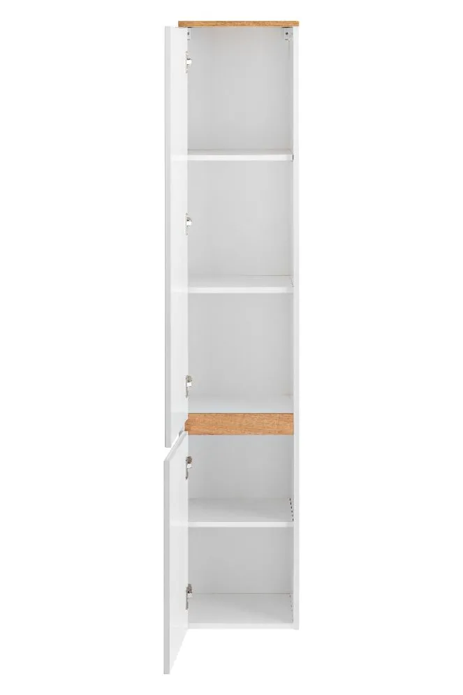 Szafka łazienkowa PLATINUM 35 cm biała słupek | MIRAT. kolekcja PLATINUM