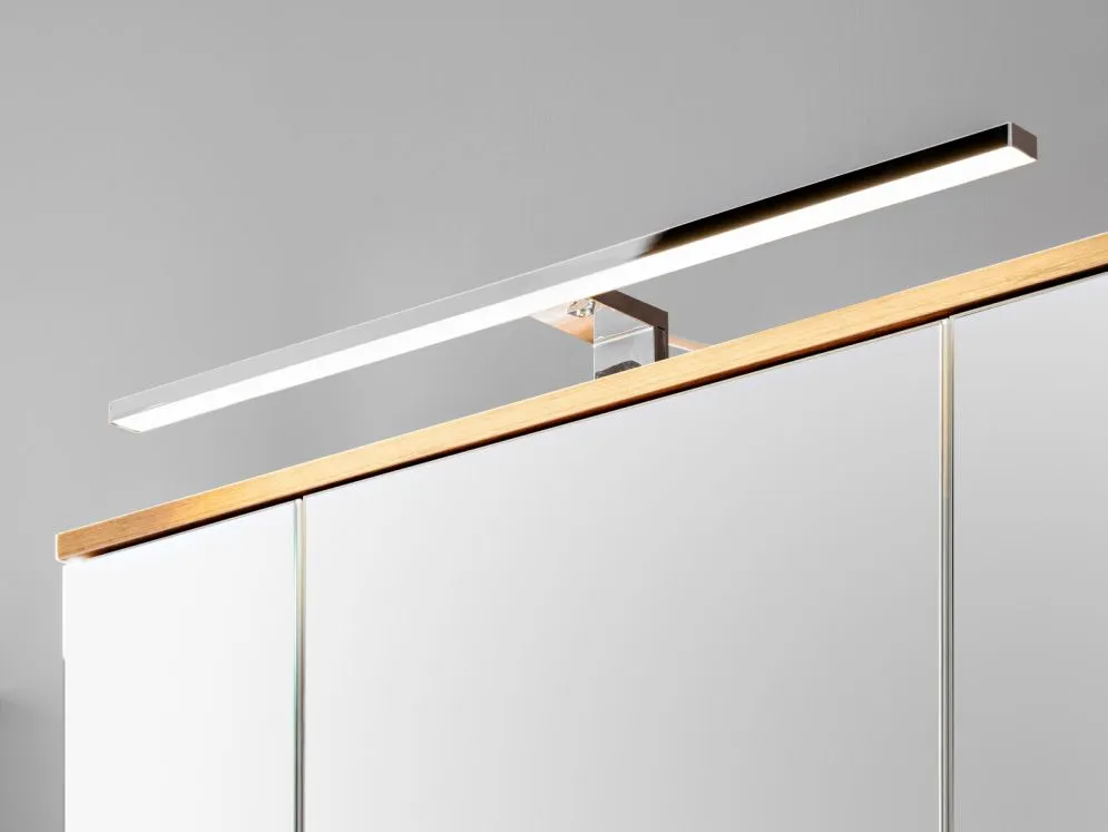 Szafka łazienkowa PLATINUM 94 cm biała z lustrem wisząca | MIRAT.  kolekcja PLATINUM