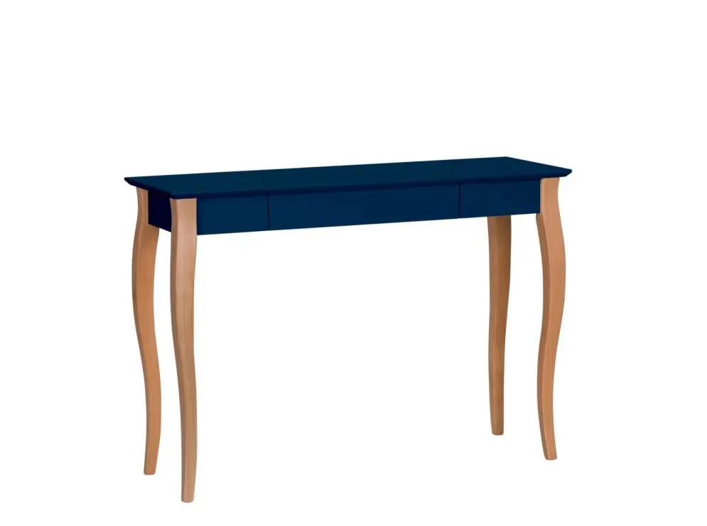 Biurko LILLO petrol blue pod laptopa do biura | MIRAT. styl SKANDYNAWSKI