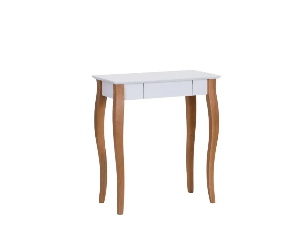 Biurko LILLO 65x40 białe w stylu skandynawskim | MIRAT. styl SKANDYNAWSKI
