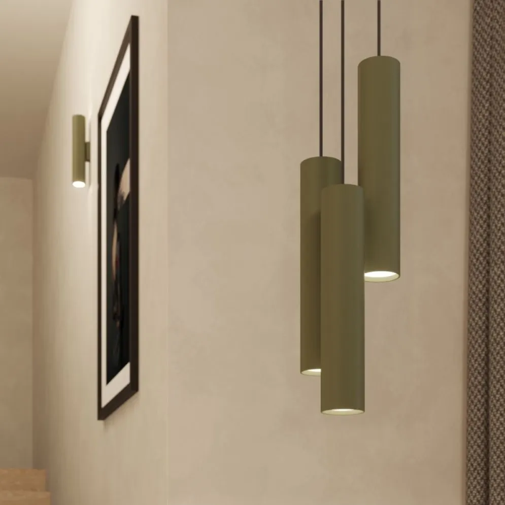 Lampa wisząca LAGOS 2 zielona oliwkowa | sklep MIRAT  kolekcja lagos