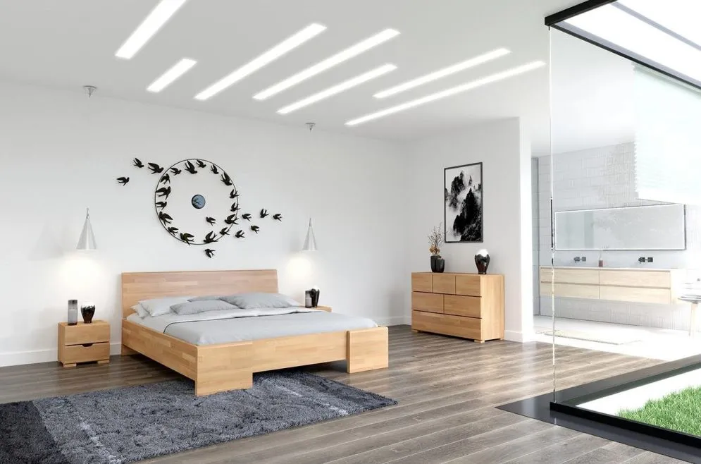 Łóżko HESSLER HIGH BC bukowe 180 w stylu skandynawskim | MIRAT. w stylu SKANDYNAWSKI kolekcja HESSLER