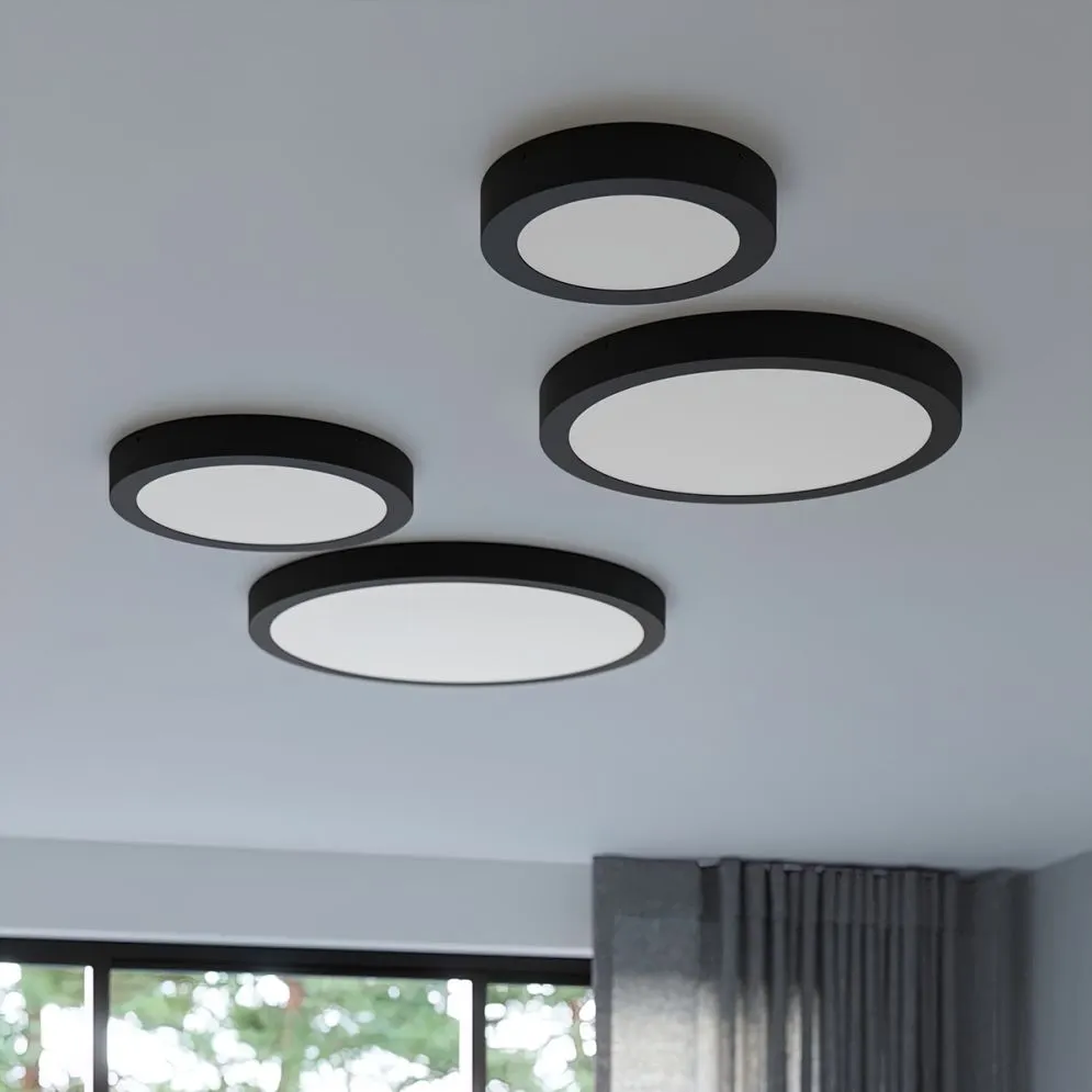 Plafon ONYX 60 czarny LED 3000K sufitowy | sklep MIRAT  kolekcja onyx