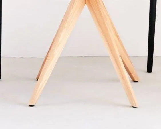Stół półokrągły CUTTI 90x90 rozkładany czarny/dąb I sklep meblowy MIRAT. styl PASTELE