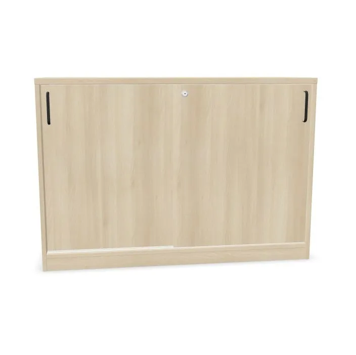 Szafka biurowa przesuwna EASY SPACE CABINET S 1.5-OH 120cm akacjowa zamykana I sklep meblowy MIRAT.