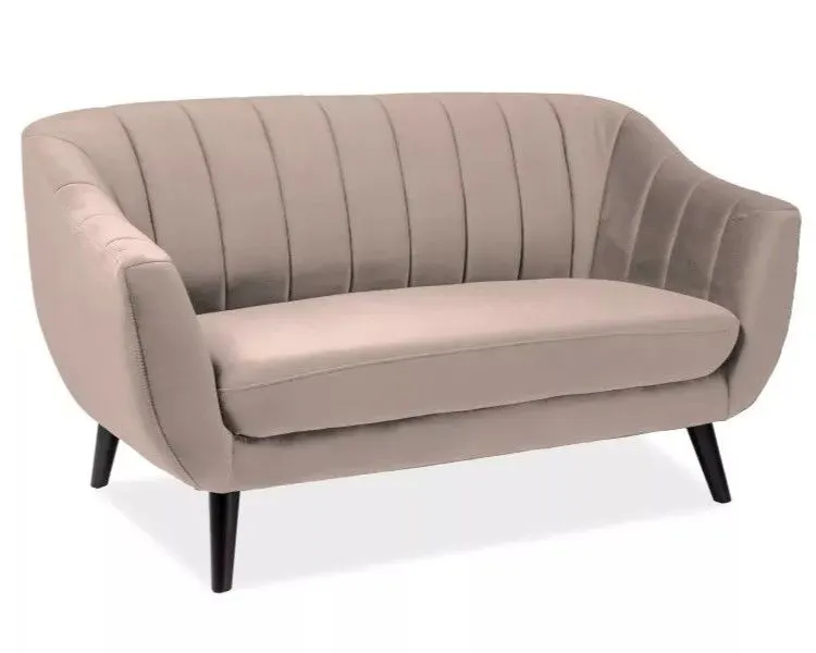 Sofa ELITE 2 VELVET beżowa I sklep meblowy MIRAT. styl GLAMOUR, VINTAGE