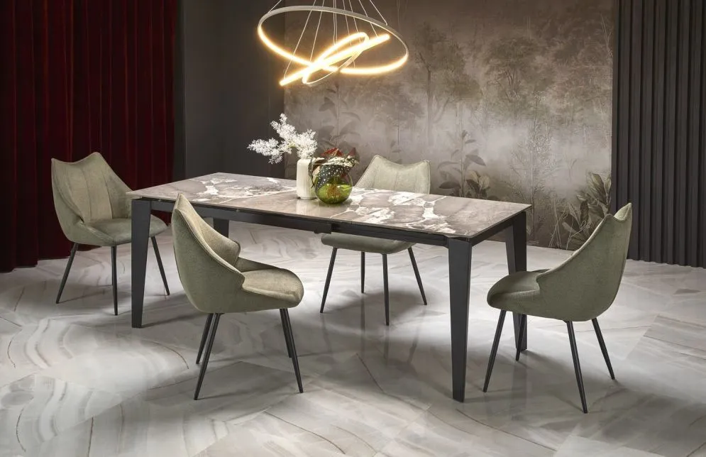 Krzesło tapicerowane K543 oliwkowe w stylu loftowym I sklep meblowy MIRAT. styl LOFT