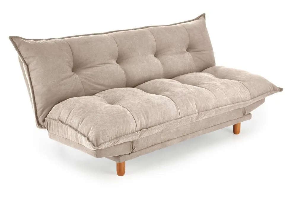 Sofa rozkładana z funkcją spania PILLOW beżowa trzyosobowa I sklep meblowy MIRAT.