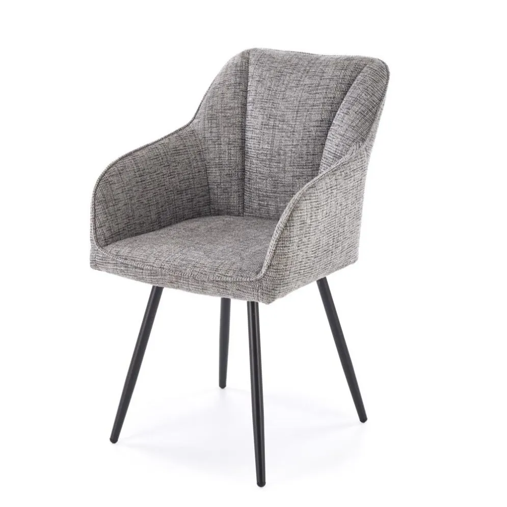 Krzesło tapicerowane K576 szare obracane loftowe I sklep meblowy MIRAT. styl LOFT