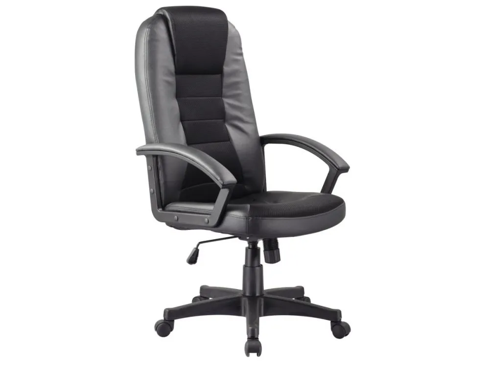 Fotel biurowy Q-019 czarny z mechanizmem TILT | MIRAT.