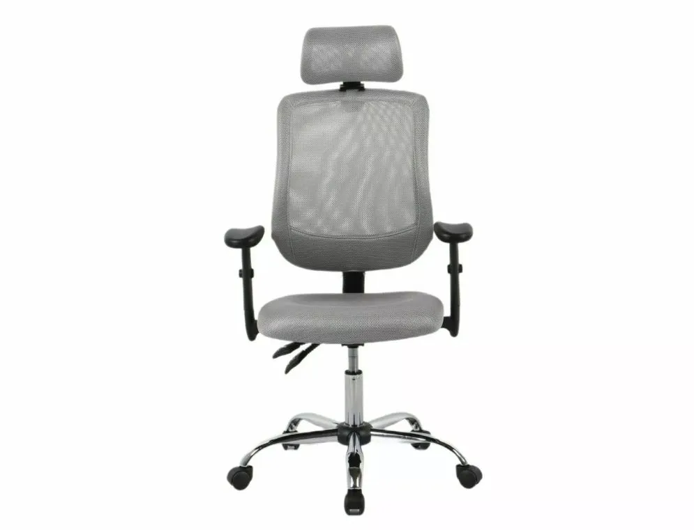 Fotel biurowy Q-118R szary ergonomiczny I sklep meblowy MIRAT.