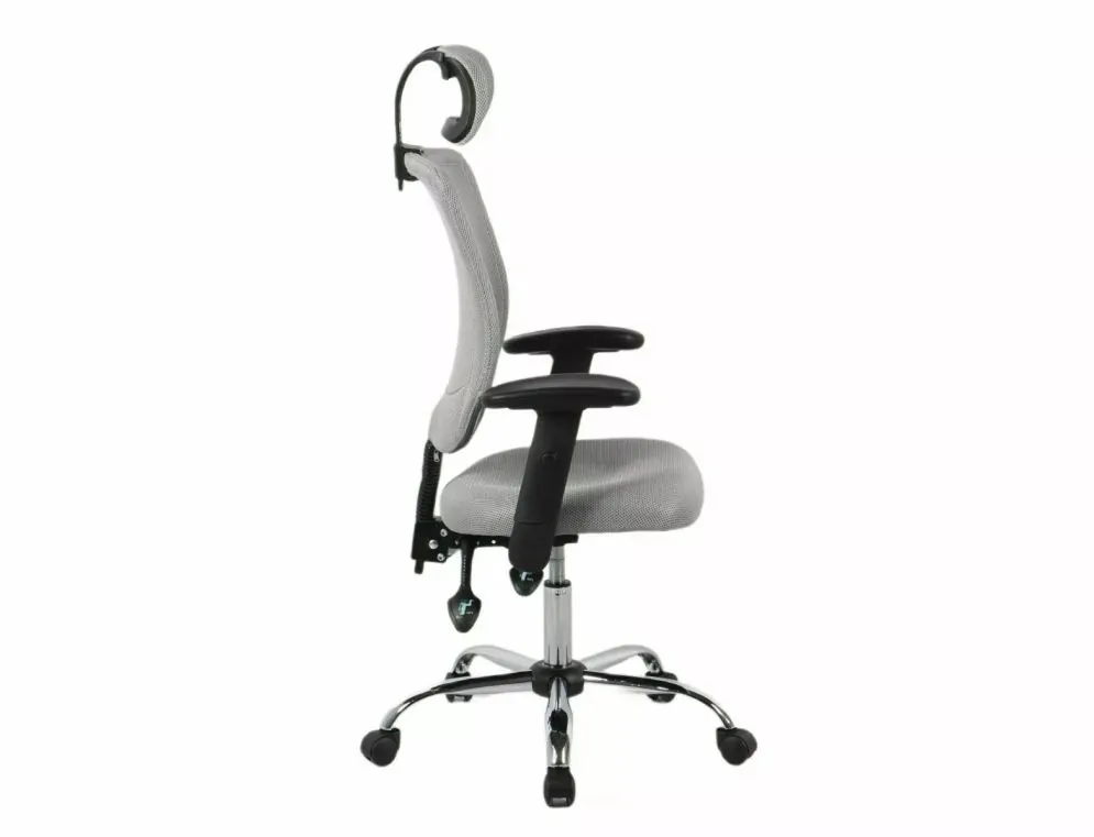 Fotel biurowy Q-118R szary ergonomiczny I sklep meblowy MIRAT.