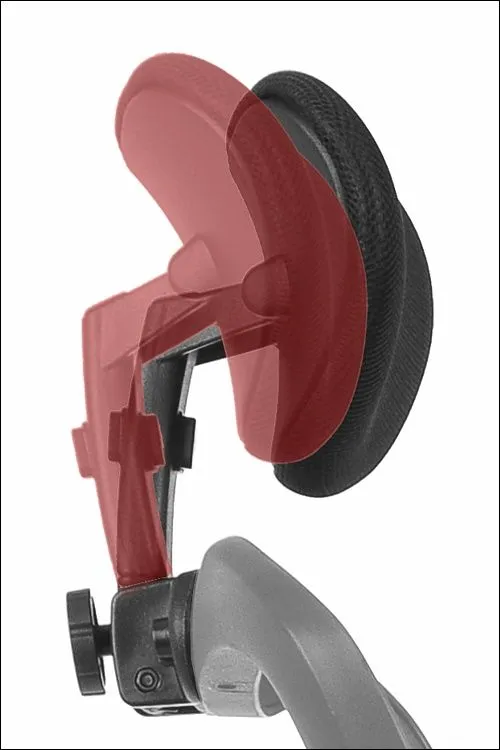 Fotel biurowy HN-5038 szary do komputera | MIRAT.