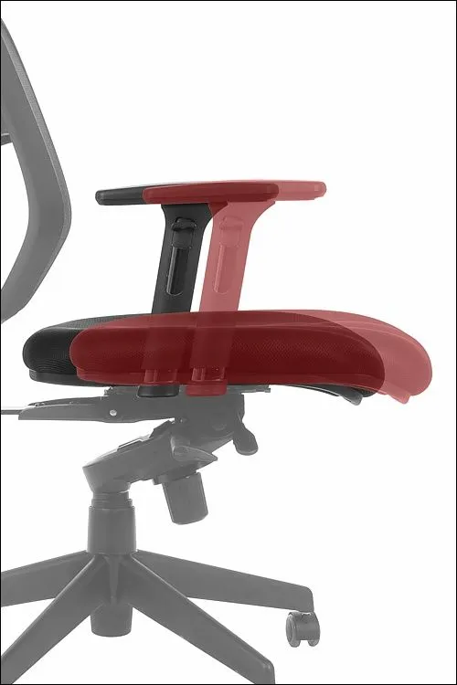 Fotel biurowy HN-5038 szary do komputera | MIRAT.