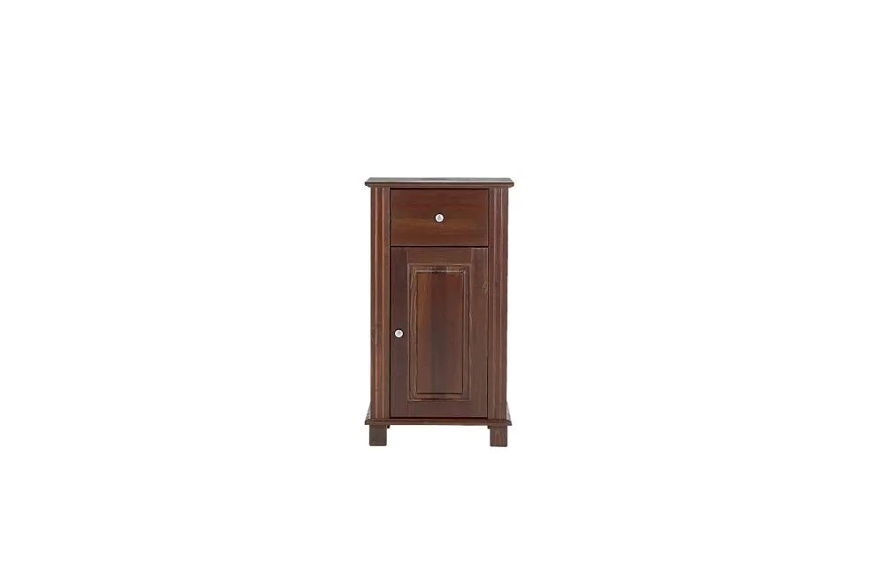 Szafka łazienkowa RETRO 46 cm brązowa drewniana stojąca | MIRAT. styl KLASYCZNY kolekcja RETRO