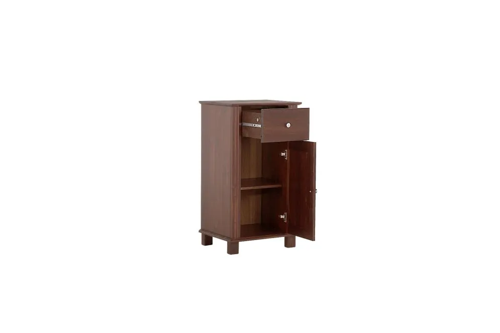 Szafka łazienkowa RETRO 46 cm brązowa drewniana stojąca | MIRAT. styl KLASYCZNY kolekcja RETRO