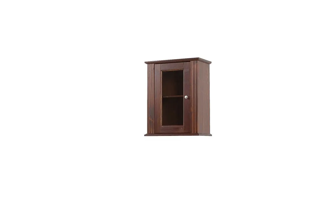 Szafka łazienkowa RETRO 46 cm brązowa drewniana wisząca | MIRAT. styl KLASYCZNY kolekcja RETRO