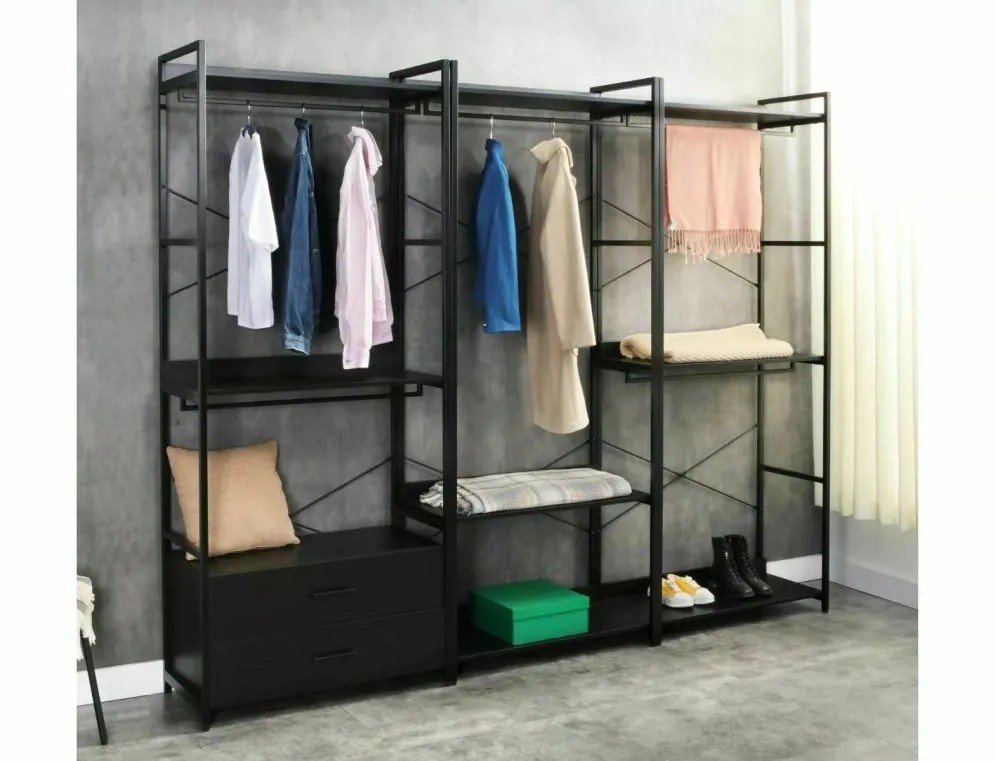 Wieszak RIN C czarny/czarny mat w stylu loft I sklep meblowy MIRAT. styl LOFT