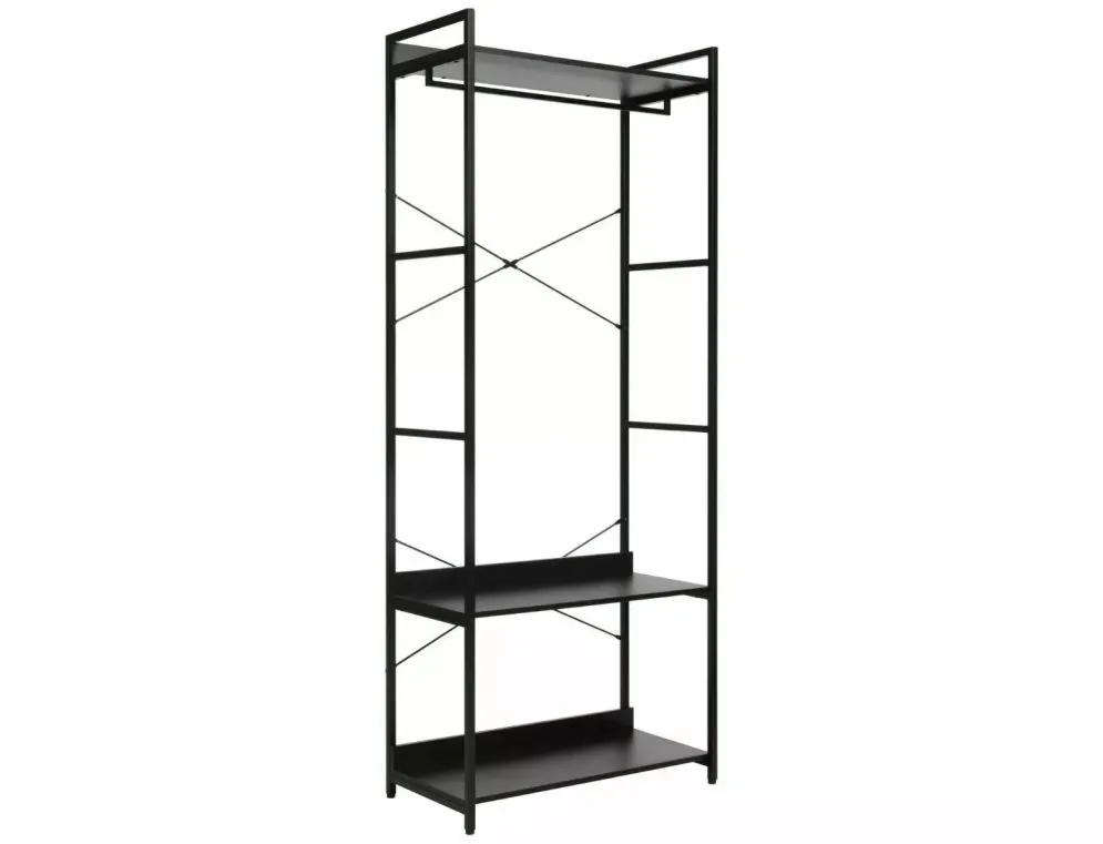 Wieszak RIN B czarny/czarny mat na ubrania I sklep meblowy MIRAT. styl LOFT