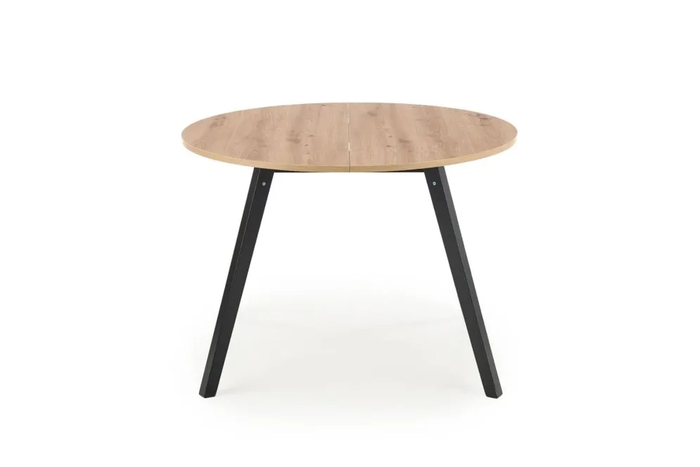 Stół RUBEN 102(142)x102 dąb artisan rozkładany okrągły | MIRAT. w stylu LOFT kolekcja