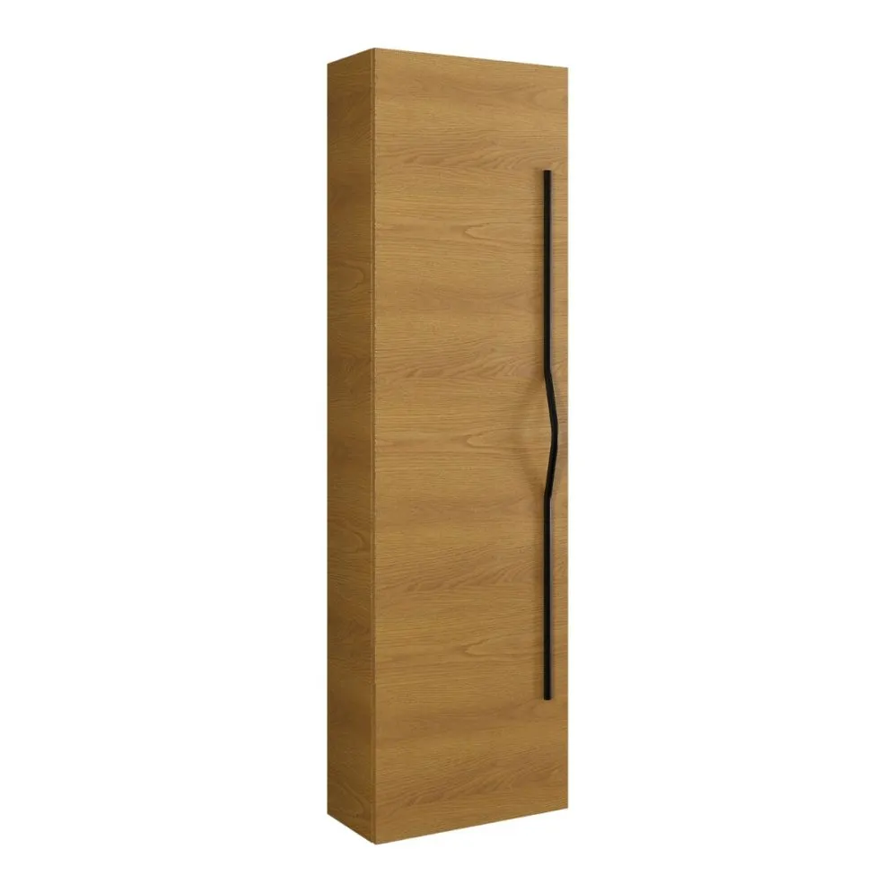 Szafka łazienkowa PILAR 1D 45x160cm dąb karmel wysoki słupek I sklep meblowy MIRAT. styl SKANDYNAWSKI kolekcja PILAR