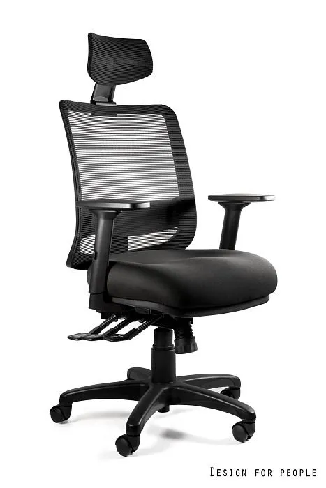 Fotel biurowy SAGA PLUS czarny ergonomiczny | MIRAT. w stylu kolekcja