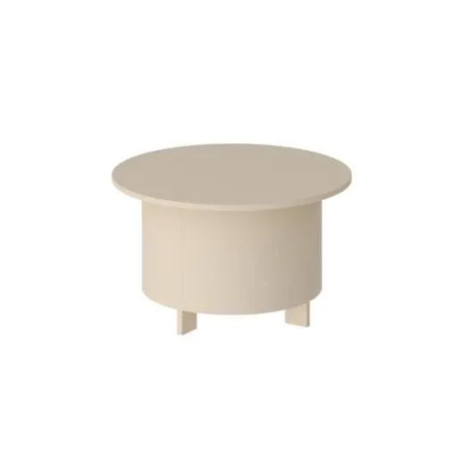 Ława okrągła SALVO AC 80x80 cappuccino I sklep meblowy MIRAT. styl PASTELE