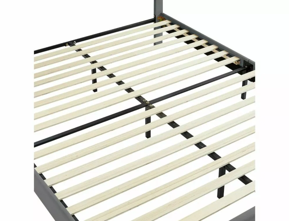Łóżko tapicerowane SAVANA VELVET 120x200 szare do sypialni I sklep meblowy MIRAT. styl GLAMOUR