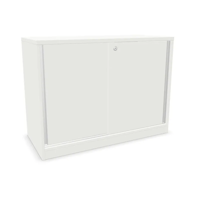 Szafka biurowa przesuwna EASY SPACE CABINET S 1.5-OH 100cm biała zamykana I sklep meblowy MIRAT.