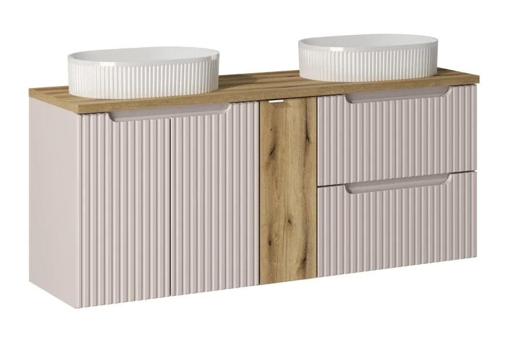 Szafka łazienkowa NOVA OAK 81-20-1D 20cm dąb coast evoke pod blat I sklep meblowy MIRAT. styl SKANDYNAWSKI