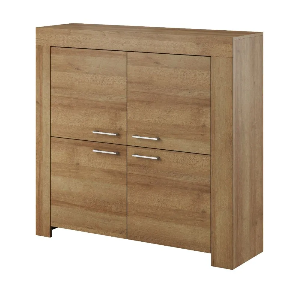 Komoda BROKON 120 dąb riviera do salonu | MIRAT. w stylu kolekcja BROKON
