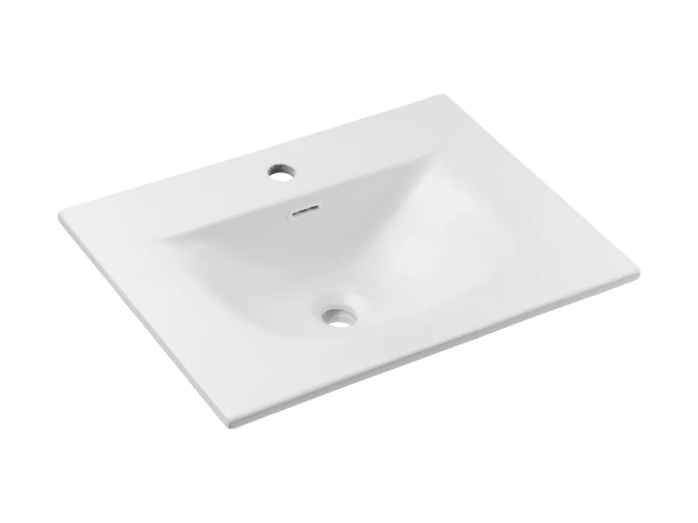 Szafka pod umywalkę OCEAN BEIGE 82-60-2D 60cm dąb olejowany/beżowa wisząca I sklep meblowy MIRAT. styl GLAMOUR