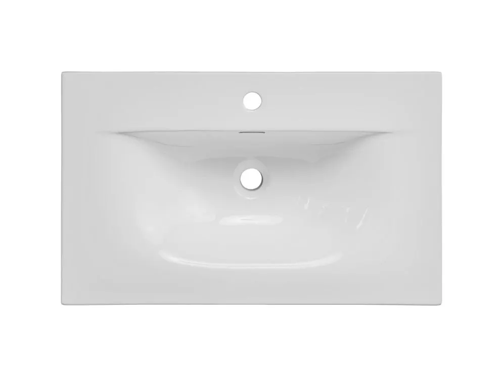 Szafka pod umywalkę LUXOR BLACK 82-70-2S 70cm dąb olejowany/czarna glamour I sklep meblowy MIRAT. styl GLAMOUR