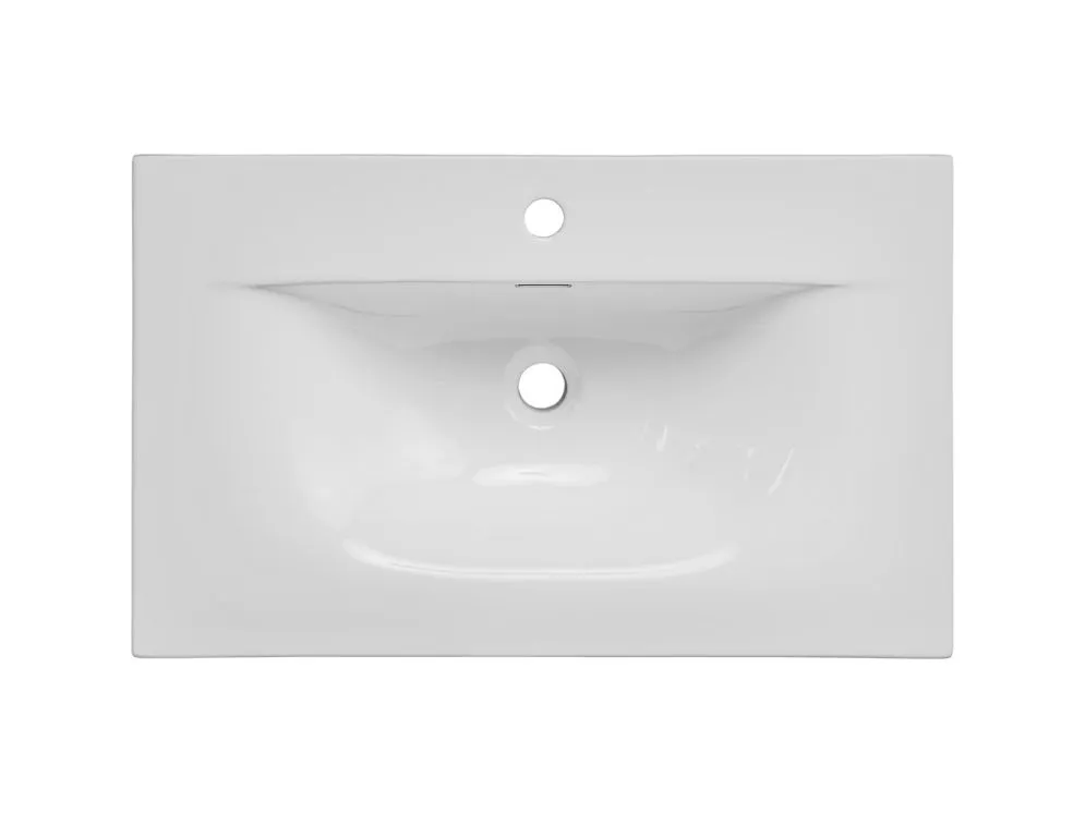 Szafka pod umywalkę OCEAN BEIGE 82-70-2S 70cm dąb olejowany/beżowa z dwoma szufladami I sklep meblowy MIRAT. styl GLAMOUR