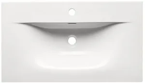 Szafka pod umywalkę ADEL WHITE 82 80cm biała z ryflowanymi frontami I sklep meblowy MIRAT. styl LOFT, RYFLOWANY, SKANDYNAWSKI