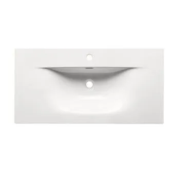 Szafka pod umywalkę OCEAN BLACK 82-90-2S 90cm dąb olejowany/czarna do łazienki I sklep meblowy MIRAT. styl GLAMOUR