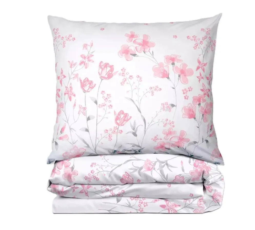 Pościel bawełniana Premium Bielbaw 160x200 Slay różowa MIRAT.