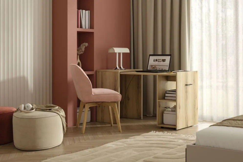 Biurko rozsuwane SMART dąb grand naturalny I sklep meblowy MIRAT.