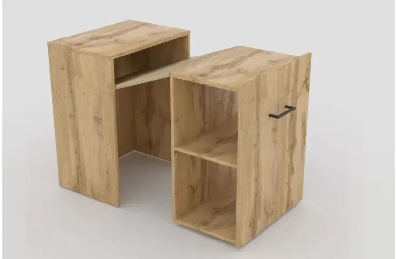 Biurko rozsuwane SMART biały mat I sklep meblowy MIRAT. styl SKANDYNAWSKI