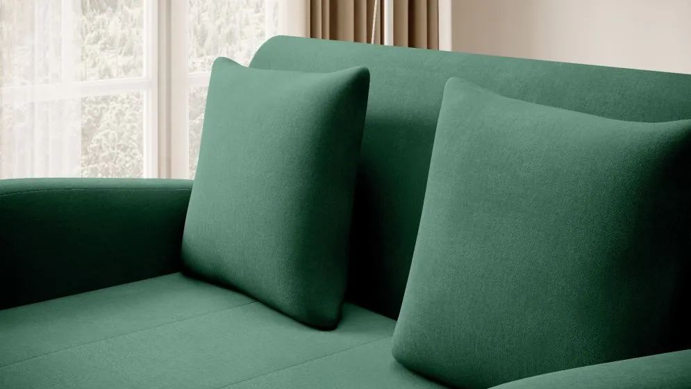 Sofa rozkładana z funkcją spania ARIO zielona do salonu I sklep meblowy MIRAT.